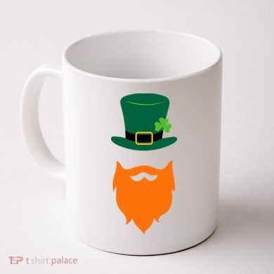 St Patrick's Day Beard Guy Funny Coffee Mug