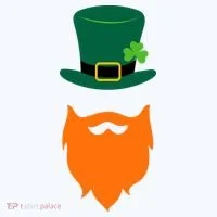 St Patrick's Day Beard Guy Funny Tumbler thumb 3