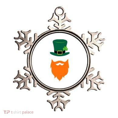 St Patrick's Day Beard Guy Funny Ornament
