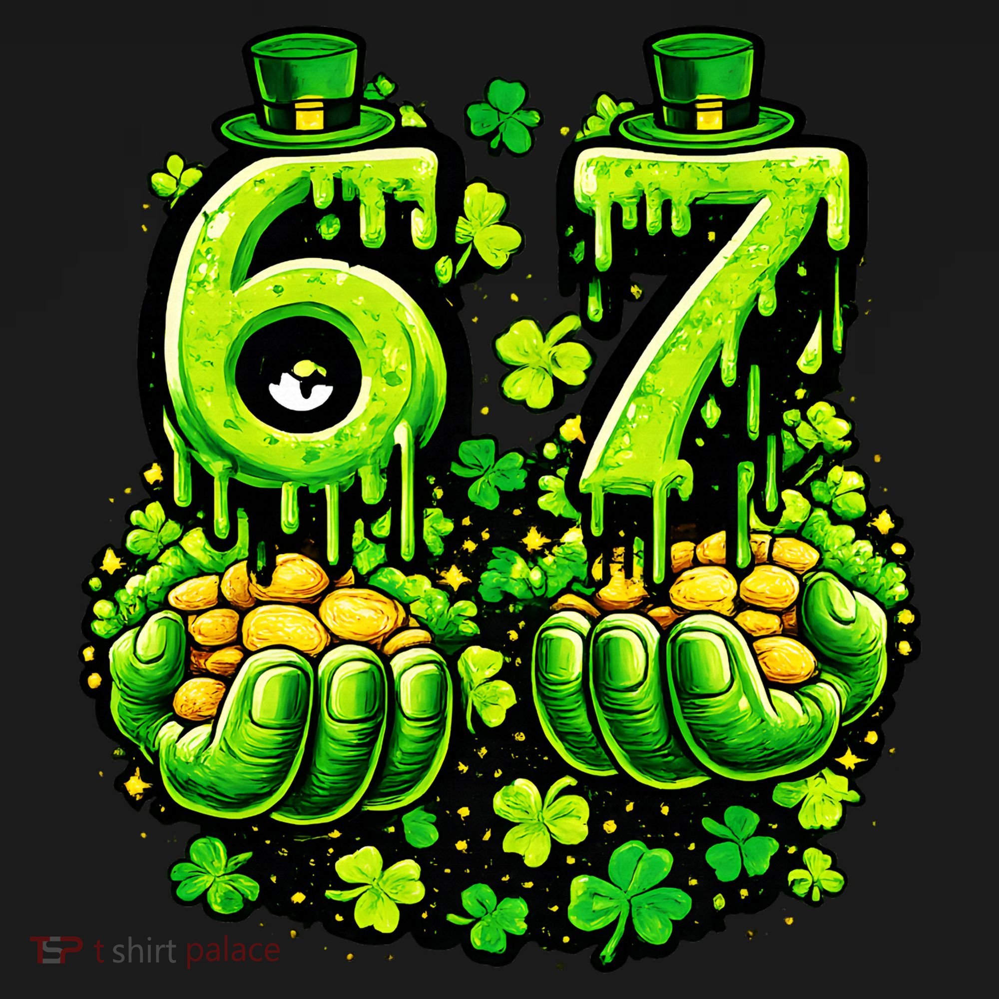 St Patricks Day 67 Six Seven 6-7 Hoodie