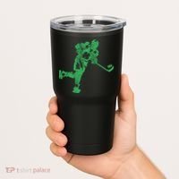 St Patricks Day Hockey Irish Boy Saint PaddyS Shamrock Tumbler thumb 2