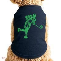 St Patricks Day Hockey Irish Boy Saint PaddyS Shamrock Doggie Tank thumb 0
