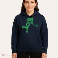 St Patricks Day Hockey Irish Boy Saint PaddyS Shamrock Hoodie thumb 5