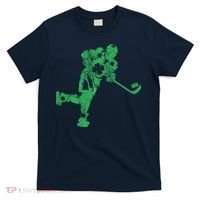 St Patricks Day Hockey Irish Boy Saint PaddyS Shamrock T-Shirt thumb 0