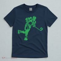 St Patricks Day Hockey Irish Boy Saint PaddyS Shamrock T-Shirt thumb 5