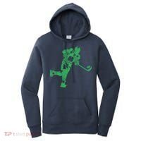 St Patricks Day Hockey Irish Boy Saint PaddyS Shamrock Women's Hoodie thumb 0