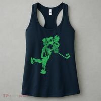 St Patricks Day Hockey Irish Boy Saint PaddyS Shamrock Women's Tank Top thumb 3