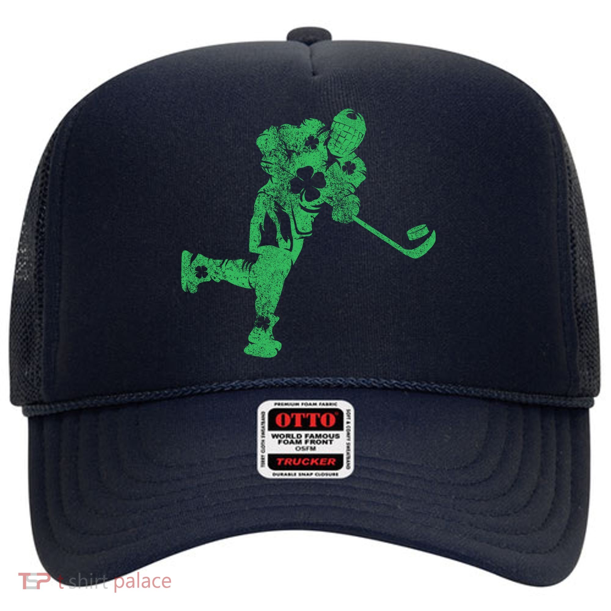 St Patricks Day Hockey Irish Boy Saint PaddyS Shamrock Hat