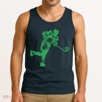St Patricks Day Hockey Irish Boy Saint PaddyS Shamrock Tank Top thumb 3