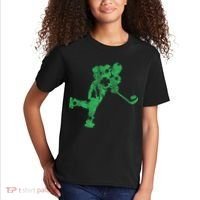 St Patricks Day Hockey Irish Boy Saint PaddyS Shamrock Kids T-Shirt thumb 2