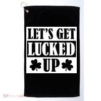 St Patricks Day, St Patricks Day Clove, Irish Shamrock, Funny St Patricks Day Golf Towel thumb 0