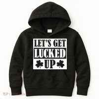 St Patricks Day, St Patricks Day Clove, Irish Shamrock, Funny St Patricks Day Kids Hoodie thumb 0