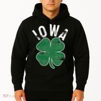 St Patrick's Day Shamrock Iowa Irish Saint Paddy's Gift Hoodie thumb 2