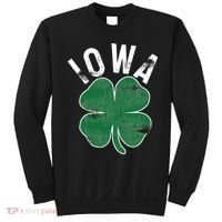 St Patrick's Day Shamrock Iowa Irish Saint Paddy's Gift Sweatshirt thumb 0