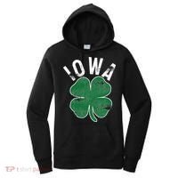 St Patrick's Day Shamrock Iowa Irish Saint Paddy's Gift Women's Hoodie thumb 0