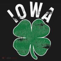 St Patrick's Day Shamrock Iowa Irish Saint Paddy's Gift Women's Hoodie thumb 2