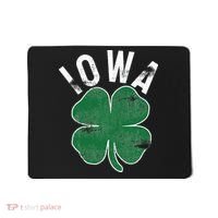 St Patrick's Day Shamrock Iowa Irish Saint Paddy's Gift Mousepad thumb 0