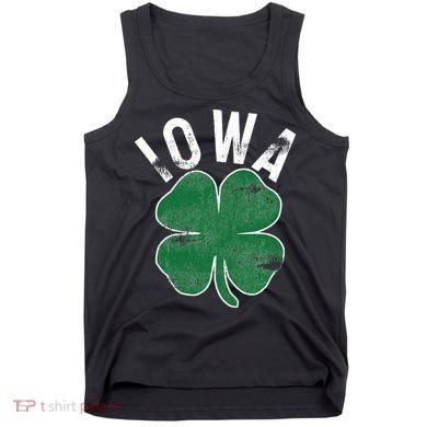 St Patrick's Day Shamrock Iowa Irish Saint Paddy's Gift Tank Top