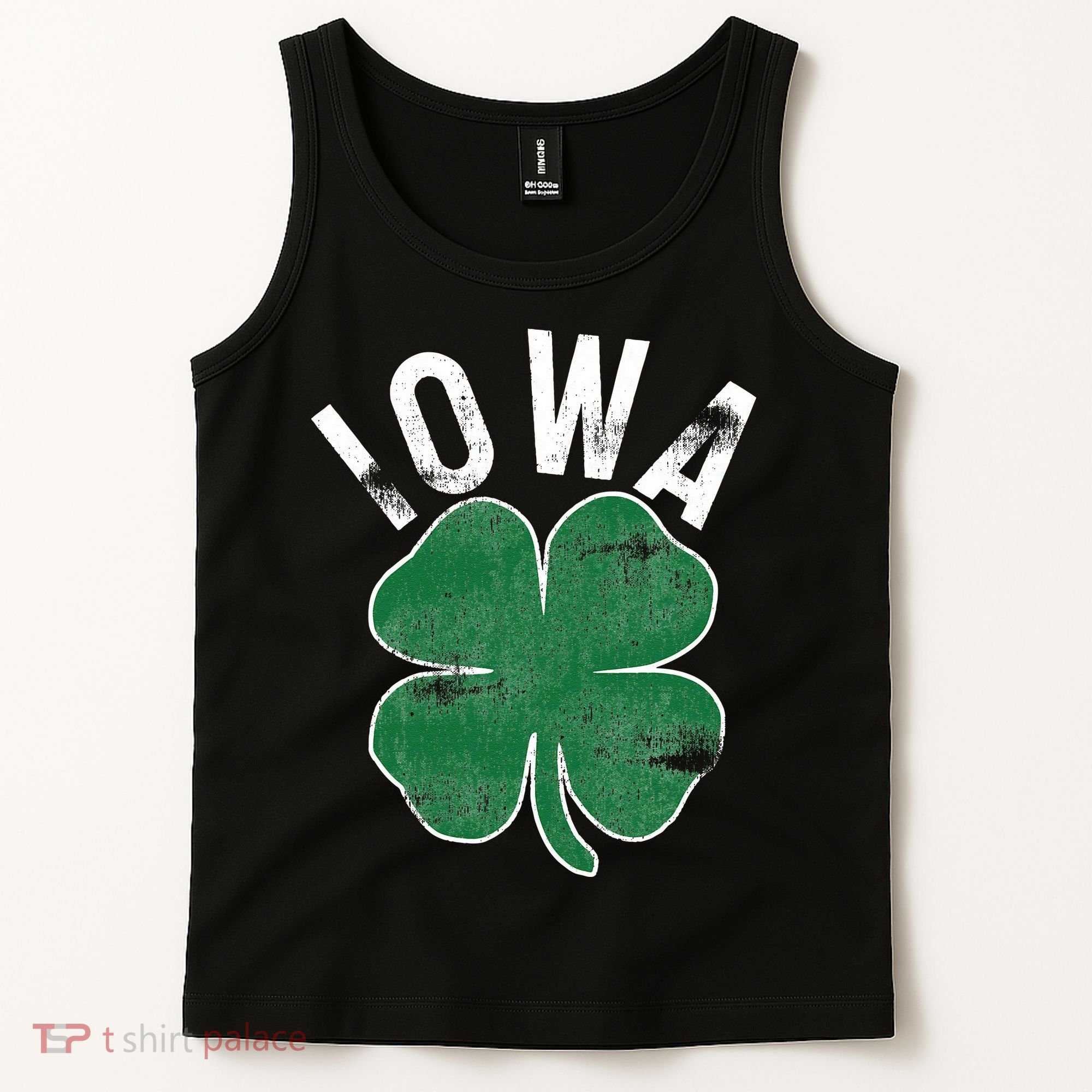 St Patrick's Day Shamrock Iowa Irish Saint Paddy's Gift Tank Top