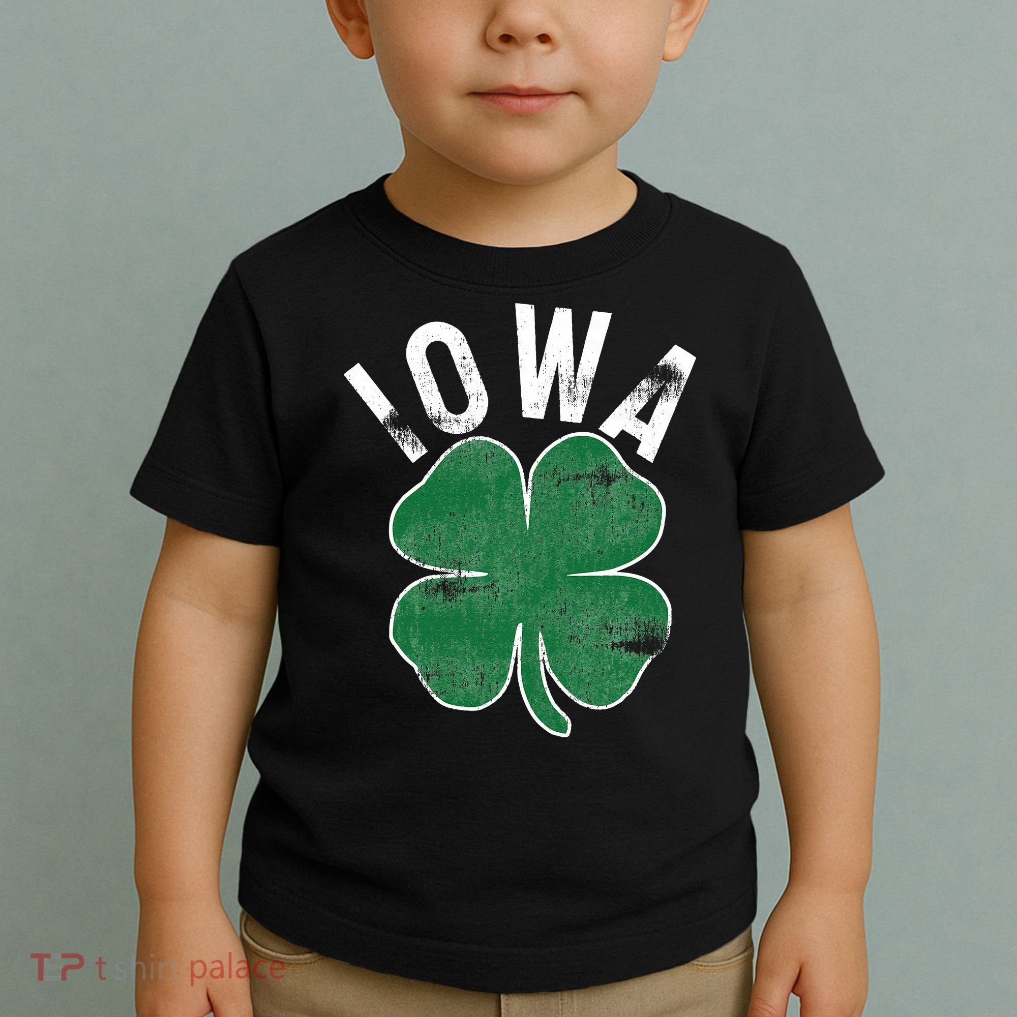 St Patrick's Day Shamrock Iowa Irish Saint Paddy's Gift Toddler T-Shirt