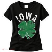 St Patrick's Day Shamrock Iowa Irish Saint Paddy's Gift Women's T-Shirt thumb 0