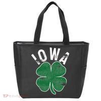 St Patrick's Day Shamrock Iowa Irish Saint Paddy's Gift Tote Bag thumb 0