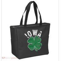 St Patrick's Day Shamrock Iowa Irish Saint Paddy's Gift Tote Bag thumb 2