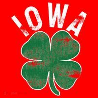 St Patrick's Day Shamrock Iowa Irish Saint Paddy's Gift Santa Hat thumb 1
