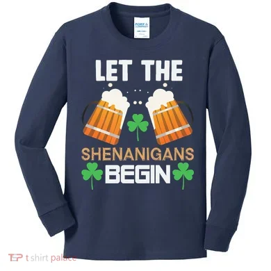 St Patricks Day Kids Long Sleeve Shirt