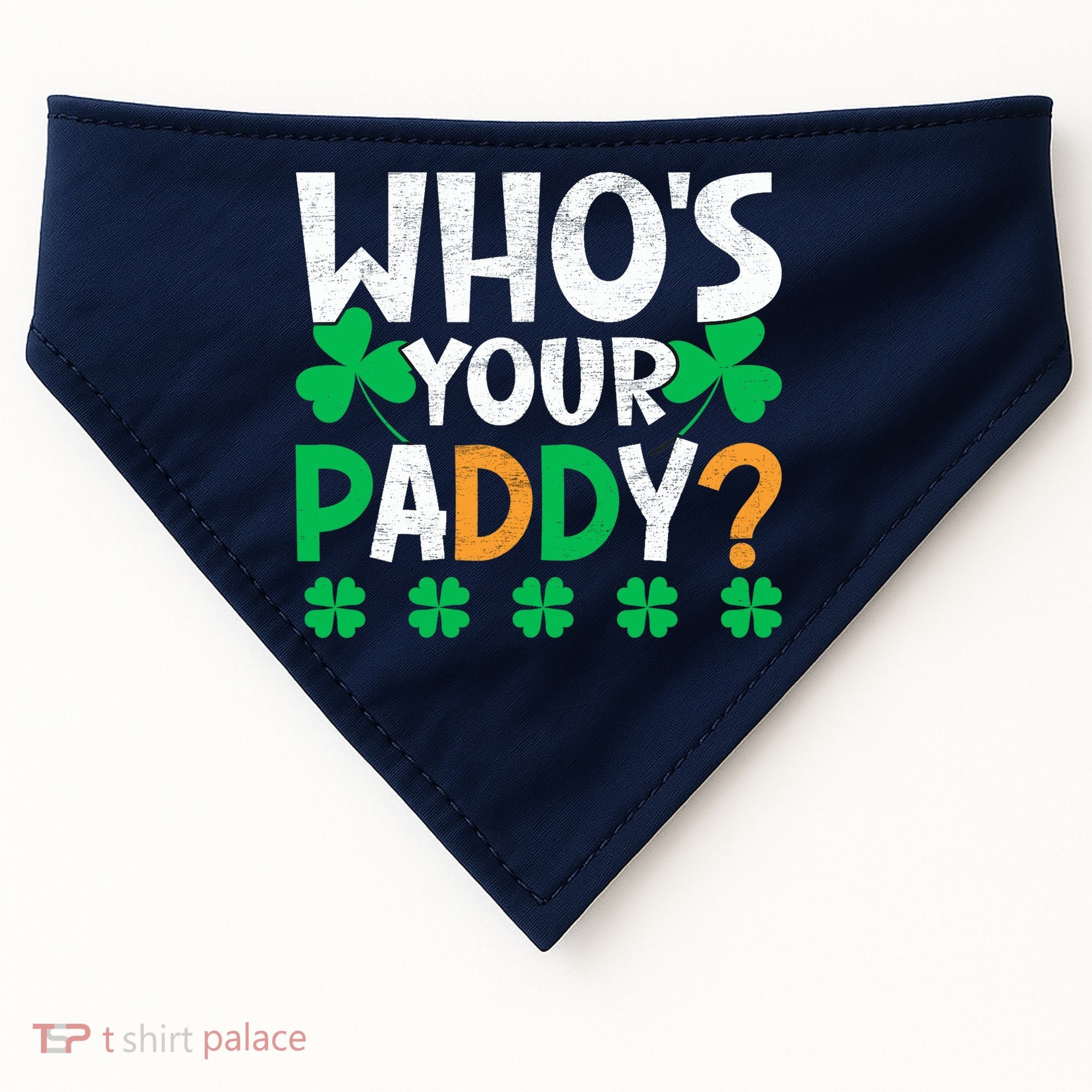 St Patricks Day USA-Made Doggie Bandana