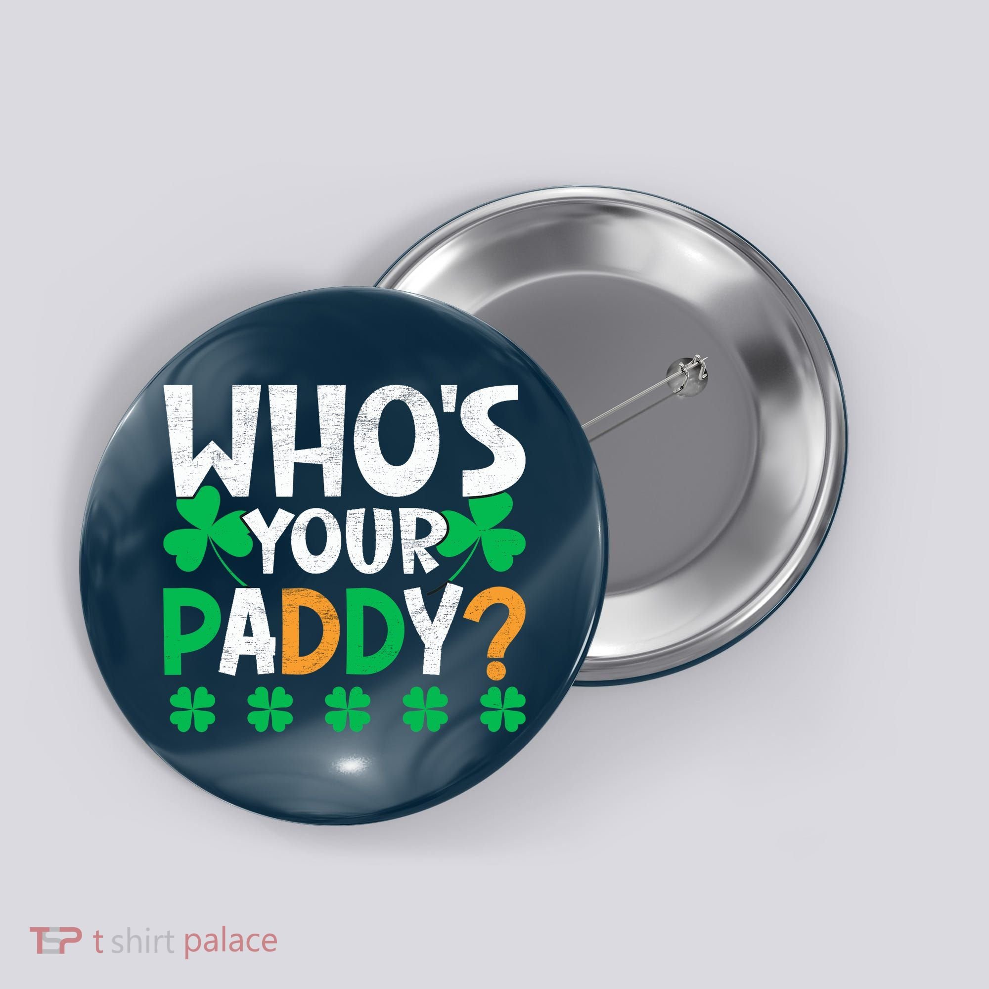 St Patricks Day Button