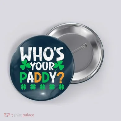 St Patricks Day Button