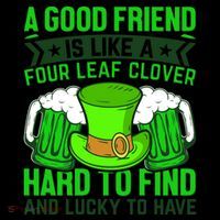 St Patricks Day A Good Friend Is Like A Four Leaf Clover Coffee Mug thumb 5