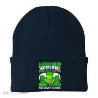 St Patricks Day A Good Friend Is Like A Four Leaf Clover Beanie thumb 0