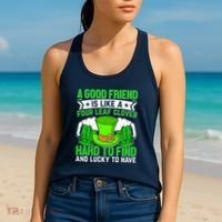St Patricks Day A Good Friend Is Like A Four Leaf Clover Women's Tank Top thumb 2