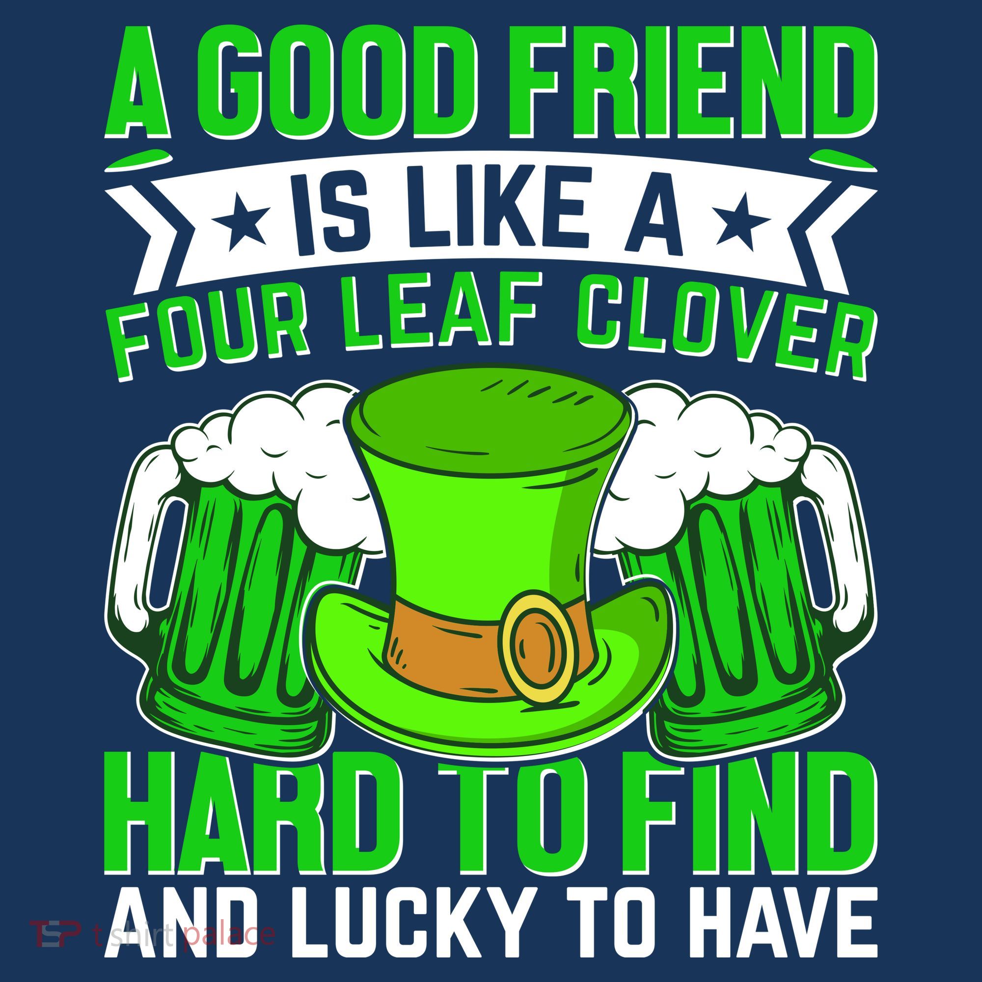 St Patricks Day A Good Friend Is Like A Four Leaf Clover Women's Tank Top
