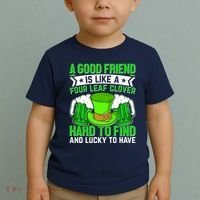 St Patricks Day A Good Friend Is Like A Four Leaf Clover Toddler T-Shirt thumb 2
