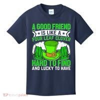 St Patricks Day A Good Friend Is Like A Four Leaf Clover Kids T-Shirt thumb 0