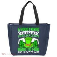 St Patricks Day A Good Friend Is Like A Four Leaf Clover Tote Bag thumb 0