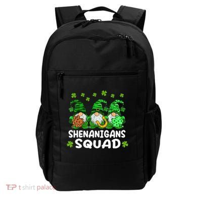 St Patricks Day Shenanigans Squad Gnomes Green Funny Irish Backpack