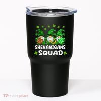 St Patricks Day Shenanigans Squad Gnomes Green Funny Irish Tumbler thumb 0