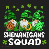 St Patricks Day Shenanigans Squad Gnomes Green Funny Irish Tumbler thumb 3