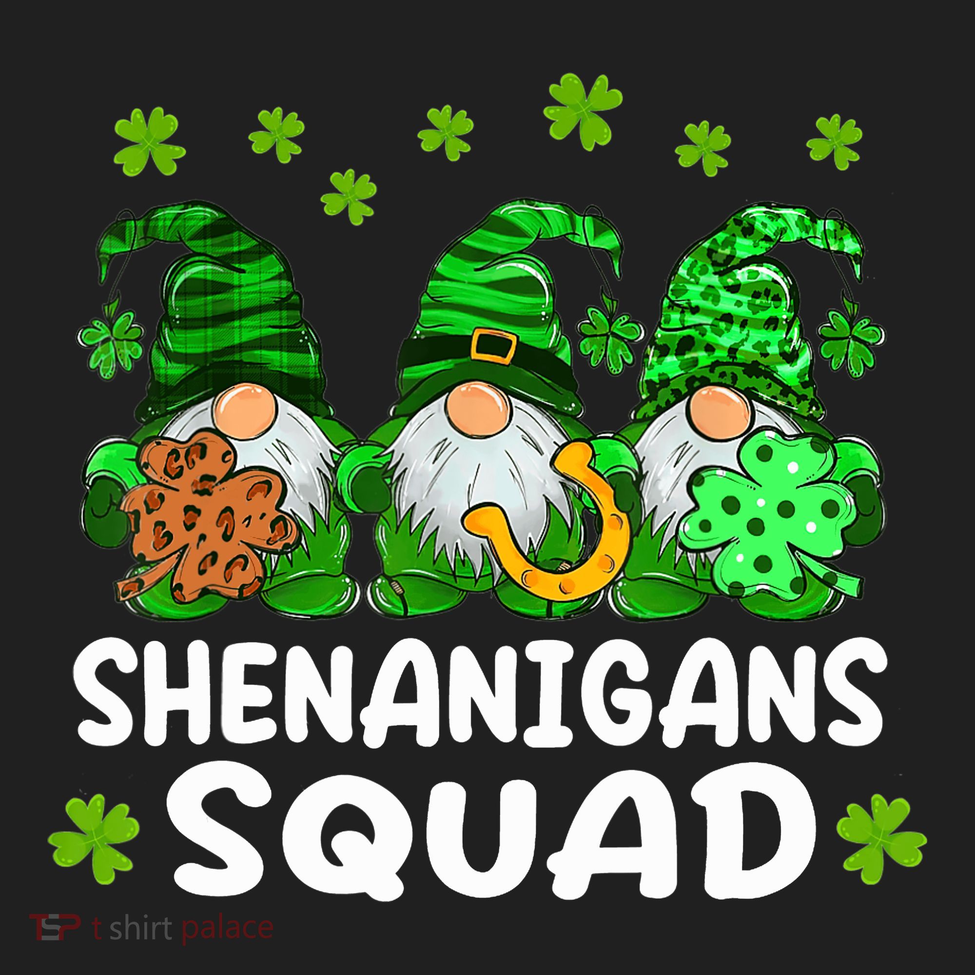 St Patricks Day Shenanigans Squad Gnomes Green Funny Irish Tumbler