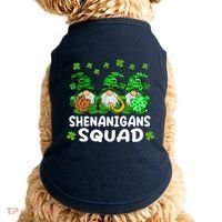 St Patricks Day Shenanigans Squad Gnomes Green Funny Irish Doggie Tank thumb 0