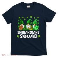 St Patricks Day Shenanigans Squad Gnomes Green Funny Irish T-Shirt thumb 0