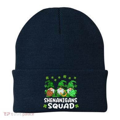 St Patricks Day Shenanigans Squad Gnomes Green Funny Irish Beanie