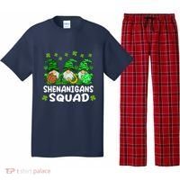 St Patricks Day Shenanigans Squad Gnomes Green Funny Irish Pajama Set thumb 0