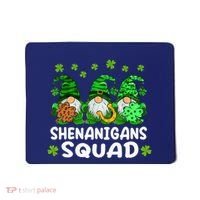 St Patricks Day Shenanigans Squad Gnomes Green Funny Irish Mousepad thumb 0