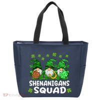 St Patricks Day Shenanigans Squad Gnomes Green Funny Irish Tote Bag thumb 0
