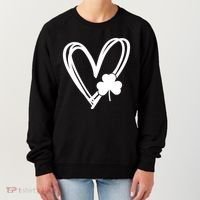 St Patrick's Day Clover Heart Women's Sweatshirt thumb 0